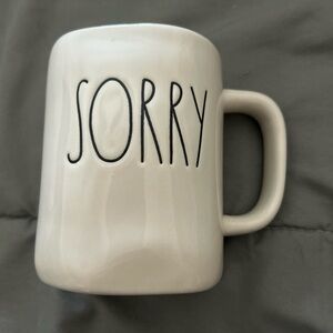 Rae Dunn “Sorry” Canada Maple Leaf Mug